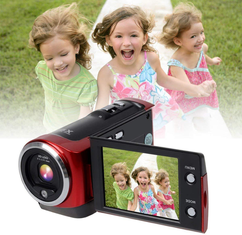 Digital Video Camcorder HD 720P Camera DV Video Recorder 16MP 16x ZOOM 270 Degree 2.7'' TFT LCD Screen Rotation Portable Camcorder by corprit