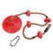 RedSwing Tree Climbing Rope with Platform and Disc Swing Seat, Children Tree Disc Swing Safety for Outside Inside, Red