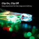 Etekcity LED Hair Lights15 Pack for Christmas Party Favors Party Supplies, Light Up Toys with Flashing Hair Fiber Optic Extension Barrettes