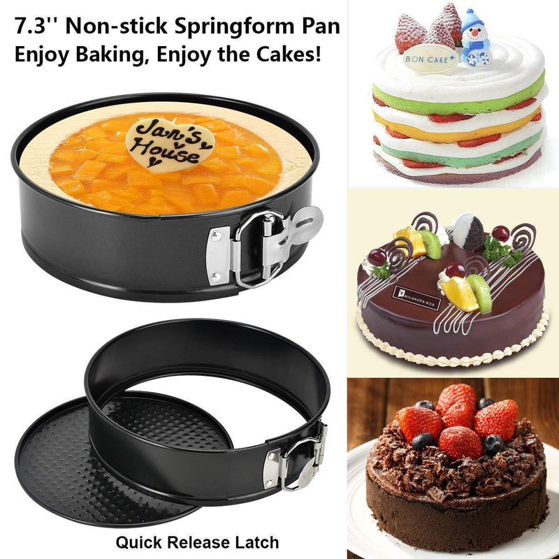 SPLF 9 Pcs Pressure Cooker Accessories Set, Compatible with Instant Pot 6 8 QT, Includes Steamer Basket, Springform Cake Pan, Egg Bites Mold, Eggs Rack, Silicone Dish Sponge, Cheat Sheet Magnets