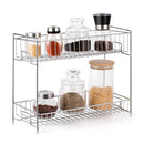 2-Tier Standing Rack EZOWare Kitchen Bathroom Countertop Storage Organizer Shelf Holder Spice Rack