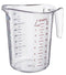 Srenta 2 Quart Plastic Measuring Cup | Unbreakable, Easy-read Measurements | Great for Liquids