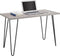 Ameriwood Home Owen Retro Desk with Metal Legs Weathered Oak