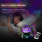 Kingtoys Night Light, LED  Projector Night Lamps with Remote, 8 Mode Lighting Shows, Built in Speaker and Timing, Mood Relaxing Soothing Night Light for Baby Kids Adults (UL Adapter)