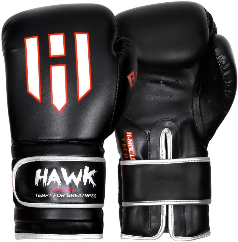 Hawk Boxing Gloves for Men & Women Training Pro Punching Heavy Bag Mitts UFC MMA Muay Thai Sparring Kickboxing Gloves, 1 Year Warranty!!!!