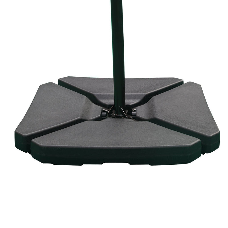 DOMI OUTDOOR LIVING Patio 4-Piece Cantilever Offset Umbrella Base Water