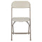 Flash Furniture 10 Pk. HERCULES Series 650 lb. Capacity Premium White Plastic Folding Chair