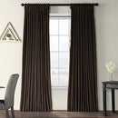 Half Price Drapes VPCH-VET1211-84 Signature Doublewide Blackout Velvet Curtain, Amber Gold, 100 X 84