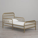 Little Seeds Monarch Hill Ivy Metal Crib, Gold