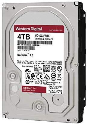 WD Red 2TB NAS Hard Drive - 5400 RPM Class, SATA 6 Gb/s, 64 MB Cache, 3.5" - WD20EFRX