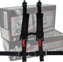 4 Point Harness with 2 Inch Padding (Ez Buckle Technology) (Black)