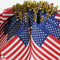 Hand Held American Flags on Sticks 60-Pack 4”x6” Made in USA, Sold by Vets, American Quality, Vivid Colors, Rain Proof, Kid-Safe Spear Top. Perfect for Parades, Scout Troops, Returning Servicemen