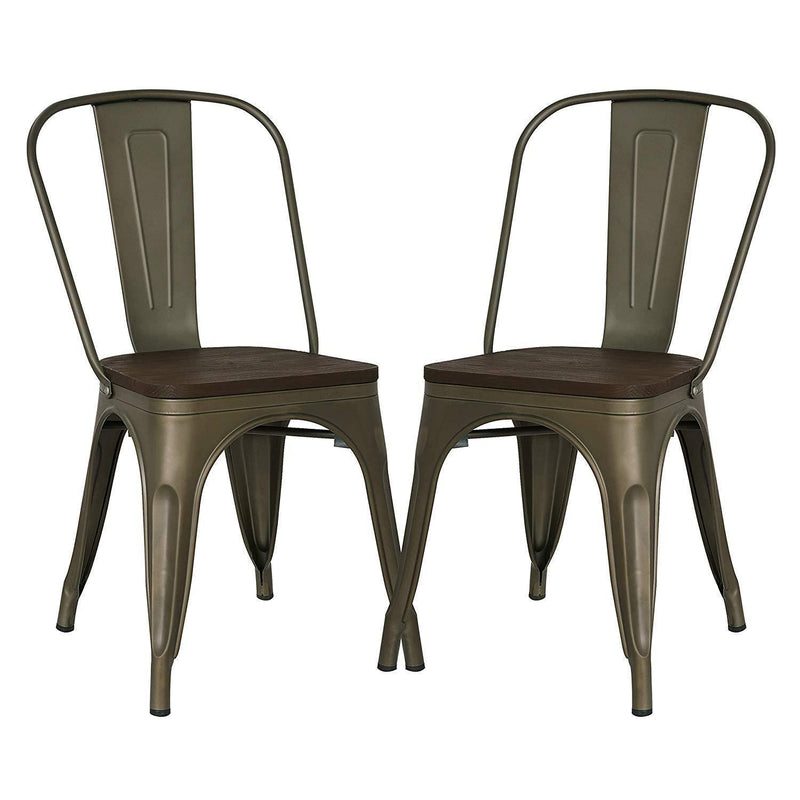 Poly and Bark Trattoria Side Chair in Black (Set of 4)