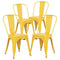 Poly and Bark Trattoria Side Chair in Black (Set of 4)