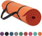 Gaiam Essentials Thick Yoga Mat Fitness & Exercise Mat with Easy-Cinch Yoga Mat Carrier Strap (72"L x 24"W x 2/5 Inch Thick)