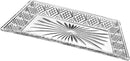 Godinger Dublin Rectangular Crystal Tray, 12 Inch x 6.5 Inch