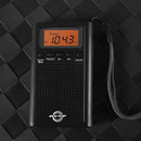 Pocket Radio, Digital AM/FM Radio with Clear Speaker, LCD Screen, Alarm Clock, and Stereo Mode