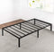 Best Price Mattress Queen Bed Frame - 14 Inch Metal Platform Beds w/ Heavy Duty Steel Slat Mattress Foundation (No Box Spring Needed), Black