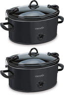 Crockpot 6-Quart Cook & Carry Oval Manual Portable Slow Cooker, Red - SCCPVL600-R