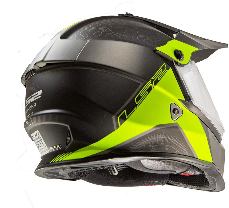 LS2 Helmets Motorcycle & Powersports Helmet's Off-Road Style Adventure Pioneer V2 (Elevation, X-Large)