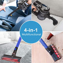 Cordless Vacuum, iDOO 4 in 1 Stick Handheld Vacuum Cleaner with Powerful Suction for Home Hard Floor Carpet Car Pet by  iDOO