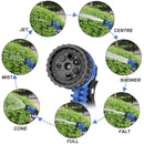 Expandable Garden Hose 50ft(7 in 1)multi-function hose nozzle, garden hose lightweight- multiple spray patterns water hose gun,flexible garden hose with double latex core - super fabric protection,ret