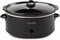 Crockpot SCV800-B, 8-Quart Oval Manual Slow Cooker, Black