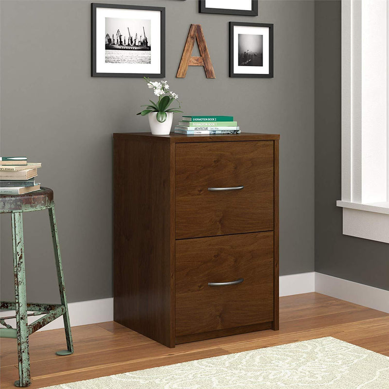 Ameriwood Home Core 2 Drawer File Cabinet, Espresso