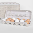 Blank Egg Cartons Bulk Pack of 25- One Dozen Egg Cartons With Labels Included