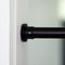 RoomDividersNow Premium Tension Curtain Rod, 120in-150in (Black)