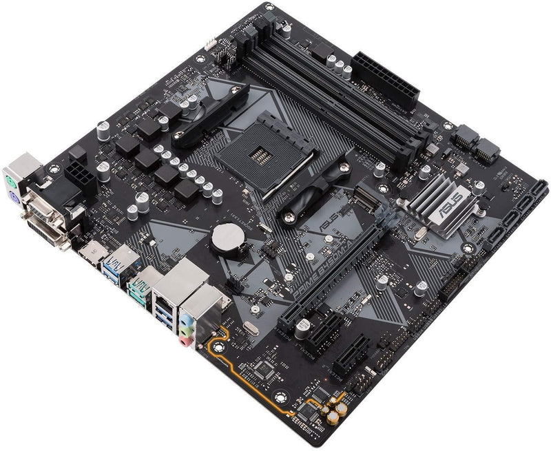 Asus Prime B450M-A/CSM AMD Ryzen 2 AM4 DDR4 HDMI DVI VGA M.2 USB 3.1 Gen2 mATX Motherboard