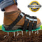 Dripex Lawn Aerator Spike Shoes -with 26 Spikes and 4 Adjustable Straps Heavy Duty Lawn Aerator Sandal Includes Garden Work Gloves for Aerating Your Lawn or Yard