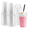 Netko Plastic Cups With Lids 50 Sets Of 20 OZ cups with lids