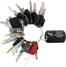 Construction Equipment Master Keys Set-Ignition Key Ring for Heavy Machines, 21 Key Set