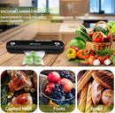 GOGING Black Vacuum Sealer Machine with 20 Pcs Vacuum Bags Automatic Food Sealers Machine Vacuum Packing Machine for Food Preservation Storage