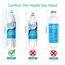 AQUACREST NSF 53&42 ADQ73613401 Refrigerator Water Filter, Compatible with LG LT800P, ADQ73613402, Kenmore 9490, 46-9490 (Pack of 2)