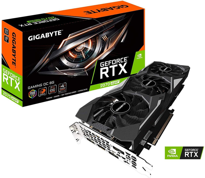 GIGABYTE GeForce RTX 2070 Super Gaming OC 8G Graphics Card, 3X Windforce Fans, 8GB 256-Bit GDDR6, GV-N207SGAMING OC-8GD Video Card