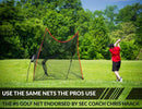 Rukket 10x7ft Haack Golf Net | Practice Driving Indoor and Outdoor | Golfing at Home Swing Training Aids | by SEC Coach Chris Haack