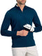 Golf Half Zip Pullover Men - Fleece Sweater Jacket - Mens Dry Fit Golf Shirts