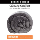 Allstar Innovations Sharper Image Calming Comfort Weighted Blanket-20 lbs, 20-Pound, Grey