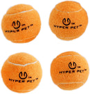 Hyper Pet Tennis Balls for Dogs, Pet Safe Dog Toys for Exercise and Training, Pack of 4, Green