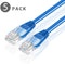 TNP Cat6 Ethernet Patch Cable (10 Feet) - Professional Gold Plated Snagless RJ45 Connector Computer Networking LAN Wire Cord Plug Premium Shielded Twisted Pair (White)