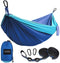 Kootek Camping Hammock Double & Single Portable Hammocks with 2 Tree Straps, Lightweight Nylon Parachute Hammocks for Backpacking, Travel, Beach, Backyard, Patio, Hiking