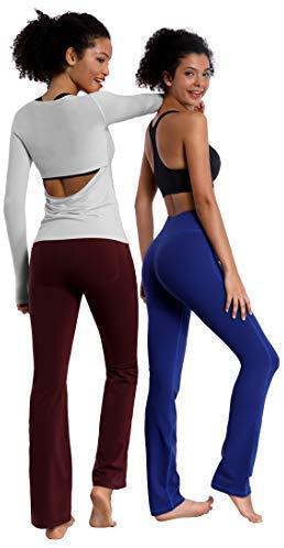 BUBBLELIME Workout Tops for Women Athletic Shirts Soft Modal Sexy Open Back Activewear Yoga Running Outdoor Sports