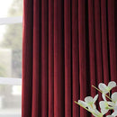 Half Price Drapes VPCH-VET1211-84 Signature Doublewide Blackout Velvet Curtain, Amber Gold, 100 X 84