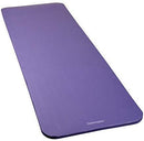 Retrospec Solana Yoga Mat 1" w/ Nylon Strap for Men & Women - Non Slip Exercise Mat for Yoga, Pilates, Stretching, Floor & Fitness Workouts