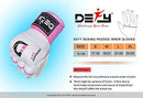 DEFY Gel Padded Premium Inner Gloves with Hand Wraps MMA Muay Thai Boxing Training Fight PAIR