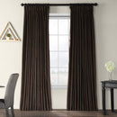 Half Price Drapes VPCH-VET1211-84 Signature Doublewide Blackout Velvet Curtain, Amber Gold, 100 X 84