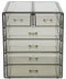 Sorbus Cosmetics Makeup and Jewelry Big Storage Display-Stylish Vanity, Bathroom Case, 4 Large, 2 Small Drawers, Clear