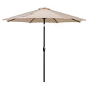 Grand Patio 10 FT Super Sturdy Aluminum Patio Umbrella, UV Protected Outdoor Umbrella, Green